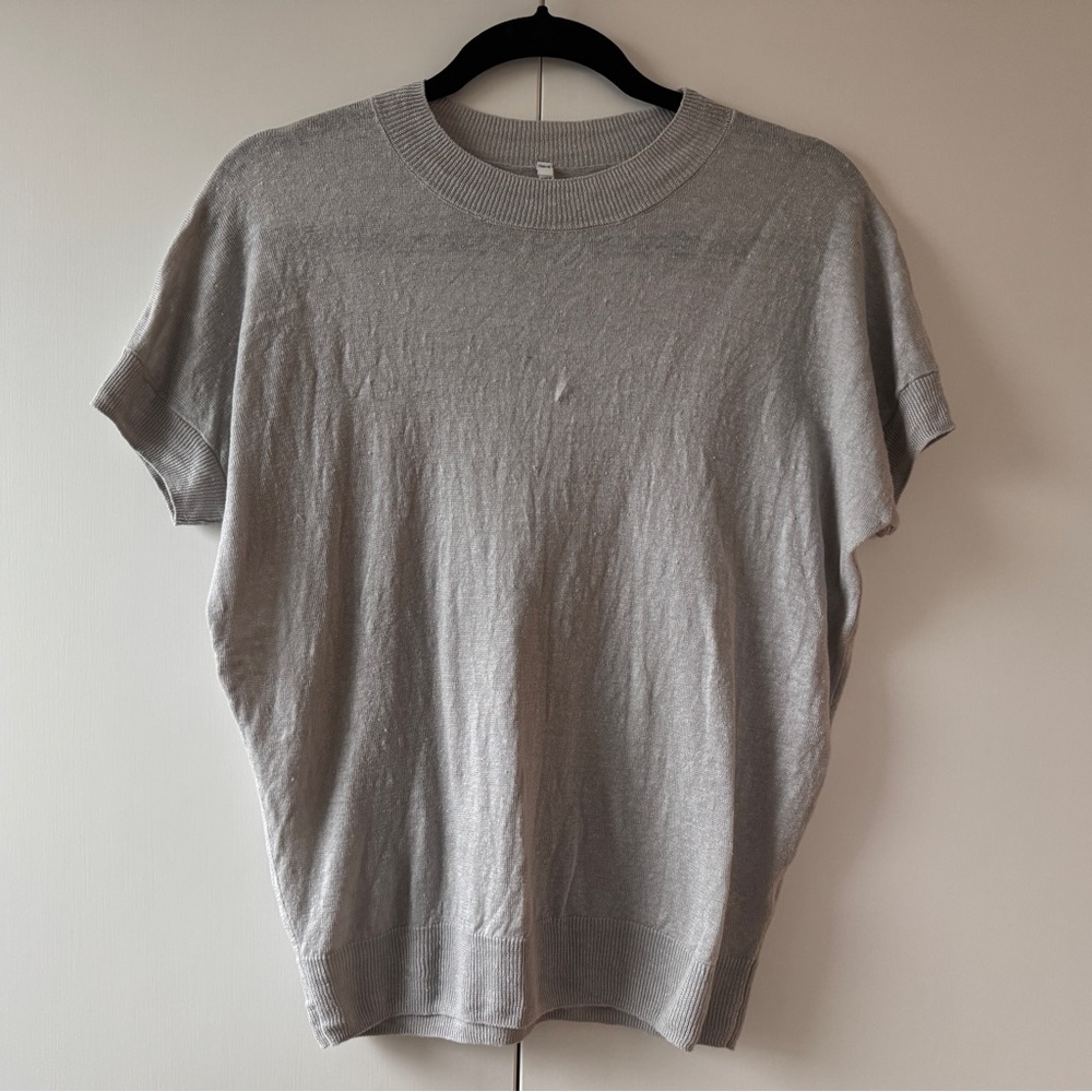 Muji 100% Linen Knit T-shirt